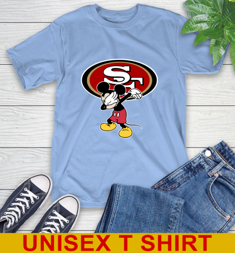 San Francisco 49ers NFL Football Dabbing Mickey Disney Sports T-Shirt 11