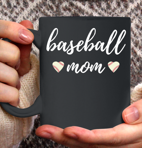 Mother's Day Funny Gift Ideas Apparel  Baseball Mom, A Loving Mother Who Likes Baseball T Shirt Ceramic Mug 11oz
