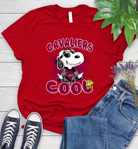 NBA Basketball Cleveland Cavaliers Cool Snoopy Shirt Women's T-Shirt 11