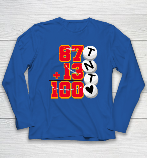 Cute 87  13 = 100 days of school Taylor 100th Day Of School Long Sleeve T-Shirt 5