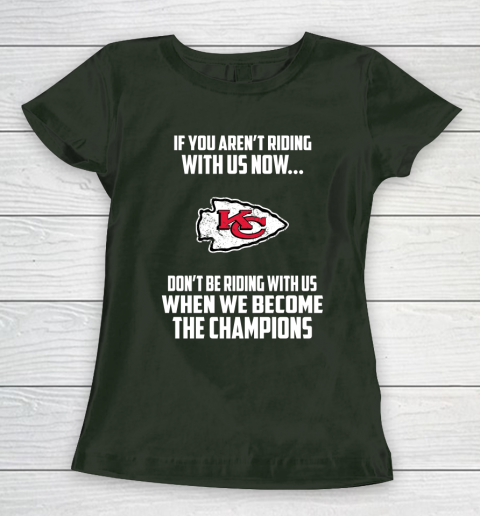 NFL Kansas City Chiefs Football We Become The Champions Women's T-Shirt 4
