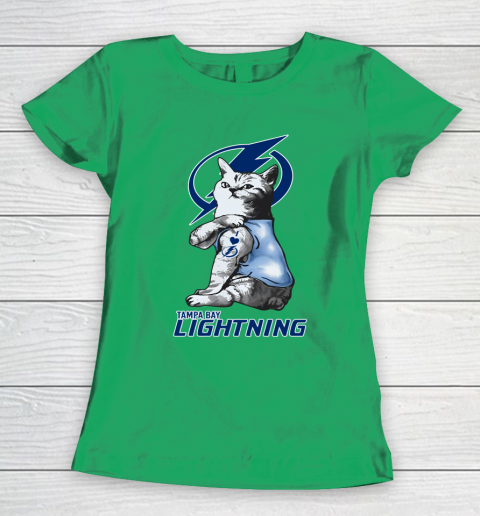 NHL My Cat Loves Tampa Bay Lightning Hockey Women's T-Shirt 5