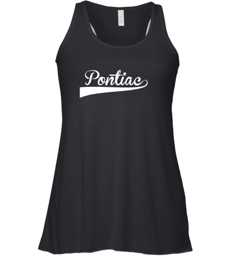 PONTIAC Baseball Styled Jersey Shirt Softball Racerback Tank