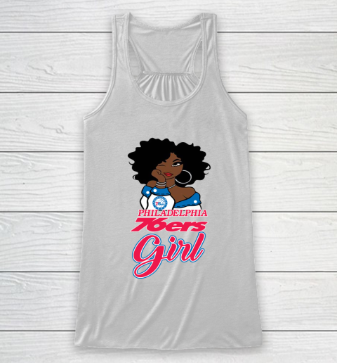 Philadelphia 76ers Girl NBA Racerback Tank 2