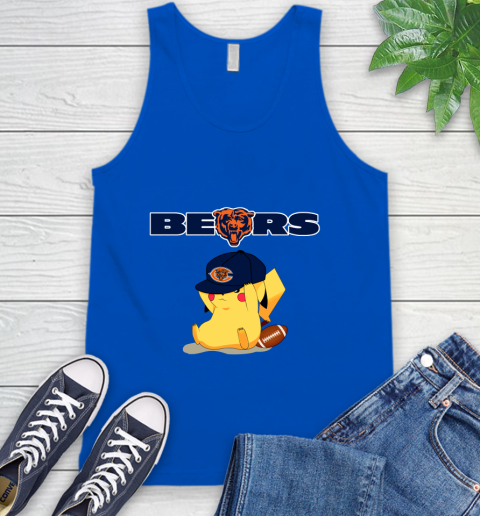NFL Pikachu Football Sports Chicago Bears Tank Top 5