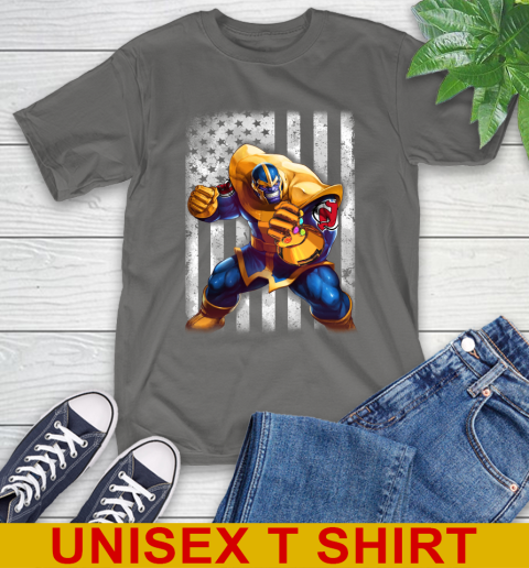 NHL Hockey New Jersey Devils Thanos Marvel American Flag Shirt T-Shirt 10