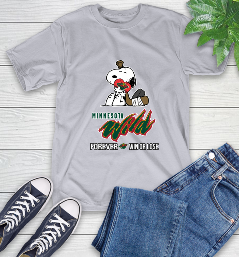 NHL The Peanuts Movie Snoopy Forever Win Or Lose Hockey Minnesota Wild 6
