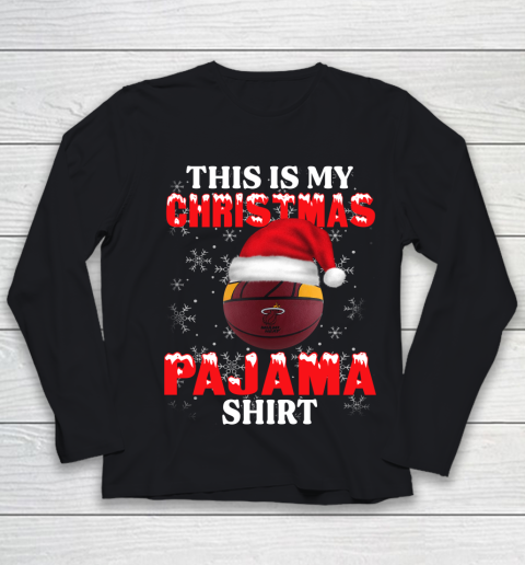 Miami Heat This Is My Christmas Pajama Shirt NBA Youth Long Sleeve