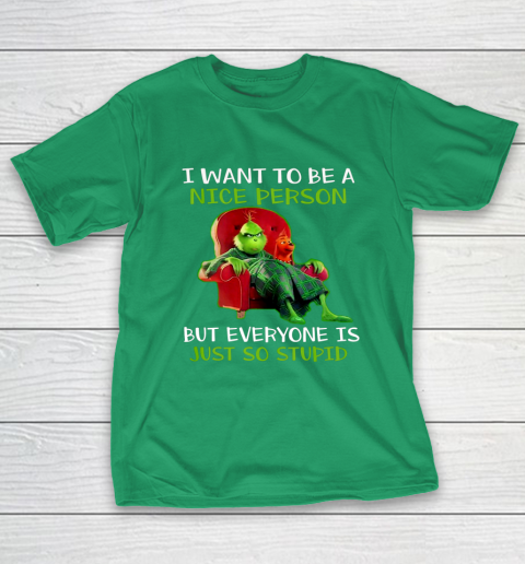 Tee Christmas Grinch Xmas funny quotes T-Shirt 5