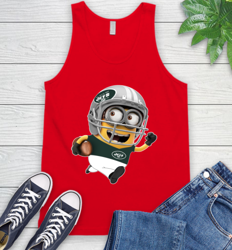 NFL New York Jets Minions Disney Football Sports Tank Top 6