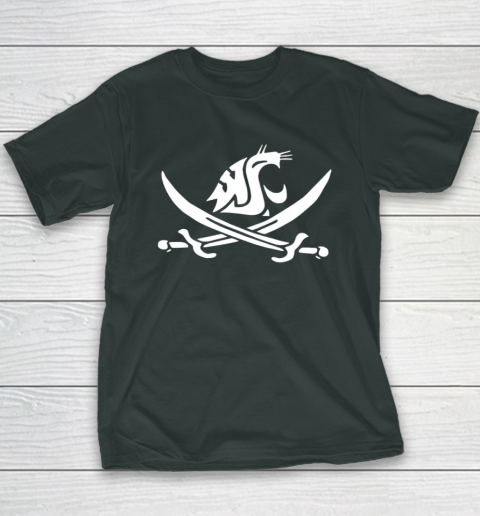 WSU Pirate Shirt Mike Leach WSU Pirate Sword Youth T-Shirt 3
