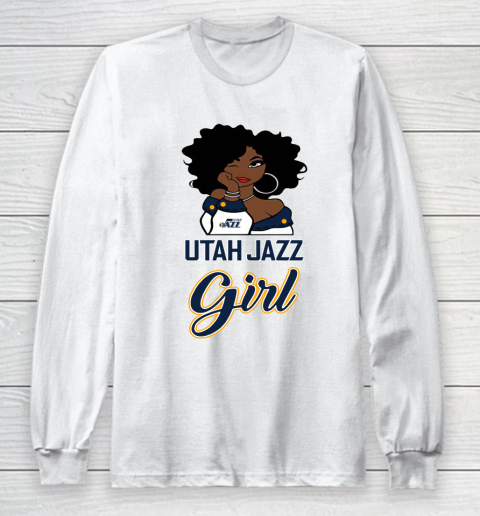Utah Jazz Girl NBA Long Sleeve T-Shirt 2