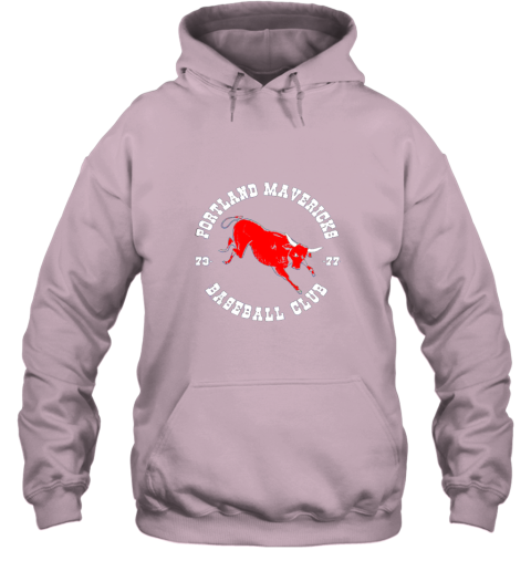 vomq portland shirt cows mavericks baseball vintage for awesome hoodie 23 front light pink