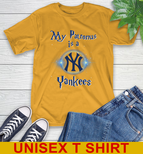 MLB Baseball Harry Potter My Patronus Is A New York Yankees T-Shirt 2