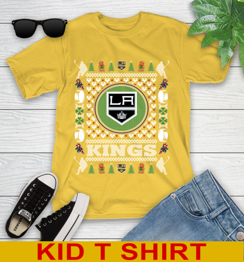 Los Angeles Kings Merry Christmas NHL Hockey Loyal Fan Youth T-Shirt 9