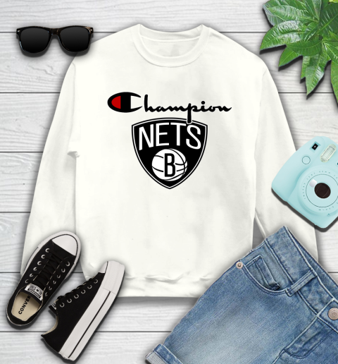 NBA Basketball Brooklyn Nets Champion Shirt Youth Sweatshirt