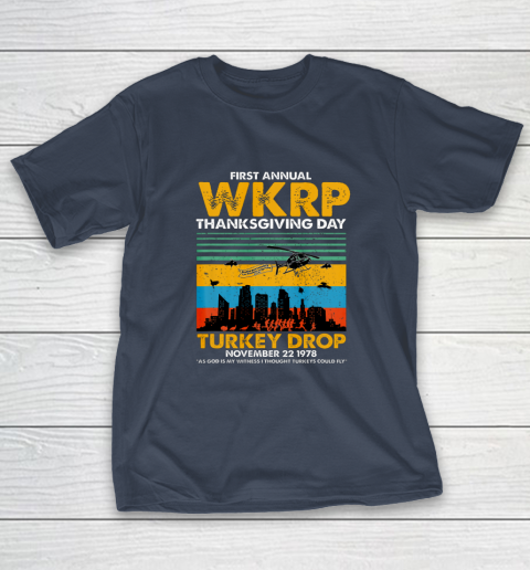 Wkrp Turkey Drop Shirt Turkey Drop T Shirt Turkey Drop Retro T-Shirt 3