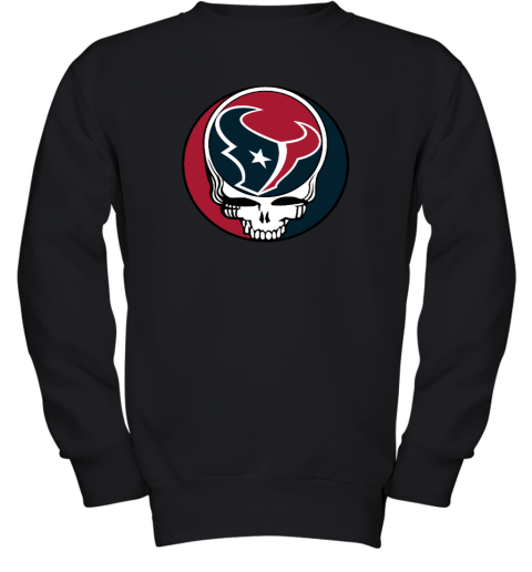 Houston Texans x Grateful Dead Youth Crewneck Sweatshirt