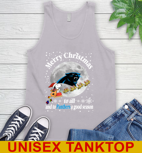 Carolina Panthers Merry Christmas To All And To Panthers A Good Season NFL Football Sports Tank Top 3