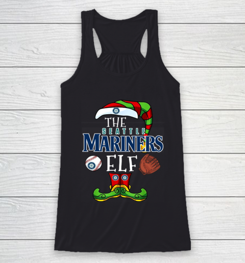 Seattle Mariners Christmas ELF Funny MLB Racerback Tank