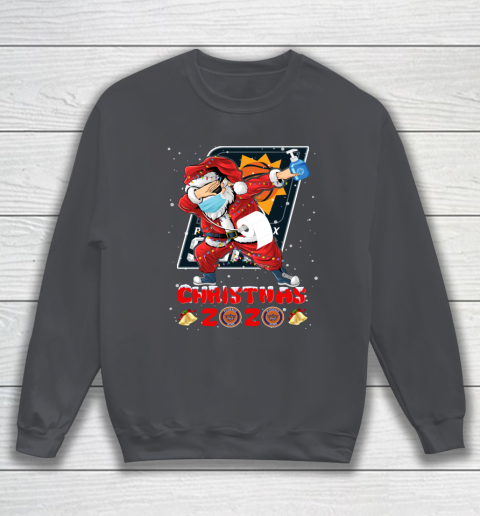 Phoenix Suns Funny Santa Claus Dabbing Christmas 2020 NBA Sweatshirt 4