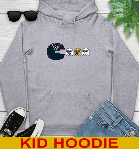 Houston Texans NFL Football Pac Man Champion Youth Hoodie 6