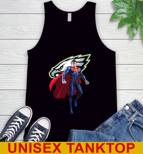 NFL Superman DC Sports Football Philadelphia Eagles Tank Top 2