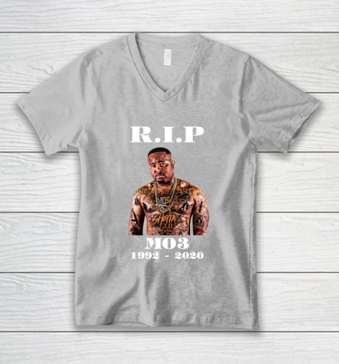 RIP MO3 1992 2020 V-Neck T-Shirt 3