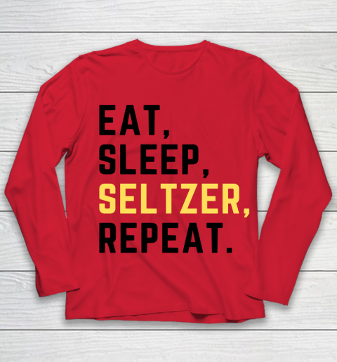 Bud Light Seltzer  Eat Sleep Seltzer Repeat Youth Long Sleeve 7