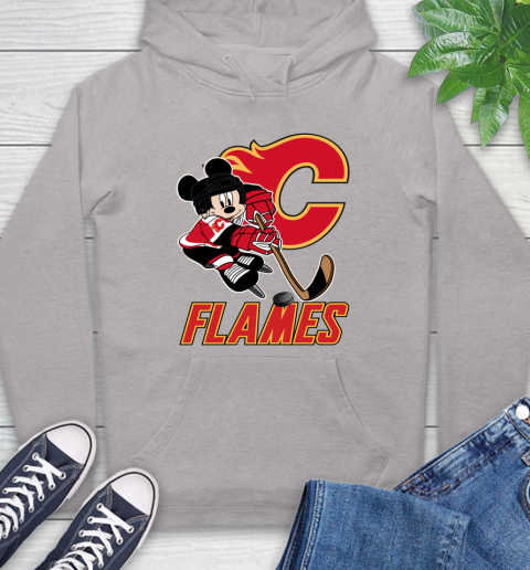 NHL Calgary Flames Mickey Mouse Disney Hockey T Shirt Hoodie 12