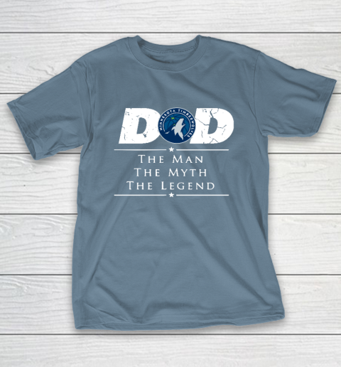 Minnesota Timberwolves NBA Basketball Dad The Man The Myth The Legend T-Shirt 6
