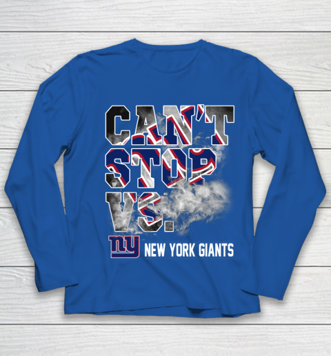 NFL New York Giants Can't Stop Vs Youth Long Sleeve 7