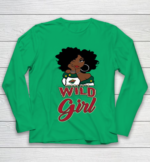 Minnesota Wild Girl NHL Youth Long Sleeve 6