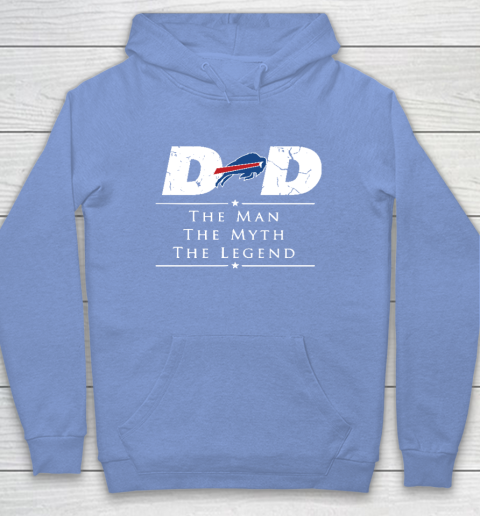 Buffalo Bills NFL Football Dad The Man The Myth The Legend Hoodie 8
