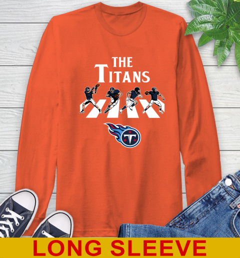 NFL Football Tennessee Titans The Beatles Rock Band Shirt Long Sleeve T-Shirt 4
