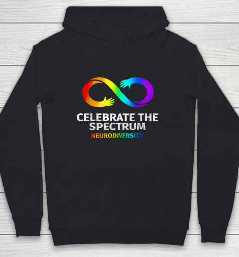 Neurodiversity Celebrate Spectrum Infinity Autism Awareness Youth Hoodie