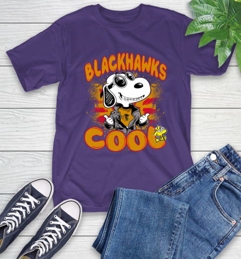 NHL Hockey Chicago Blackhawks Cool Snoopy Shirt T-Shirt 5