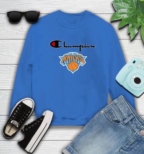 New york outlet knicks champion sweatshirt