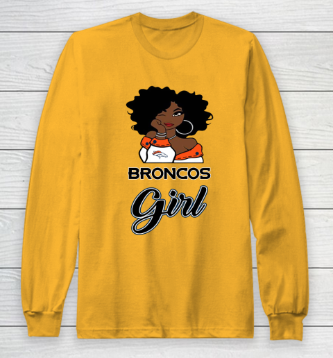 Denver Broncos Girl NFL Long Sleeve T-Shirt 3