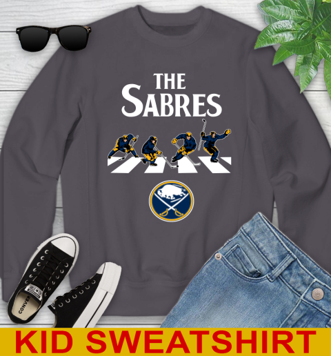 NHL Hockey Buffalo Sabres The Beatles Rock Band Shirt Youth Sweatshirt 5