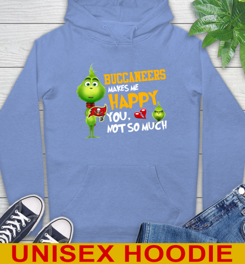 NFL Tampa Bay Buccaneers Makes Me Happy You Not So Much Grinch Football Sports Hoodie 11