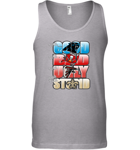 NFL Good Bad Ugly Stupid Mashup Carolina Panthers Tank Top c7yb nfl good bad ugly stupid mashup carolina panthers unisex tank 17 front sport grey