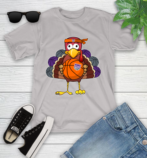 Sacramento Kings Turkey thanksgiving day Youth T-Shirt 12