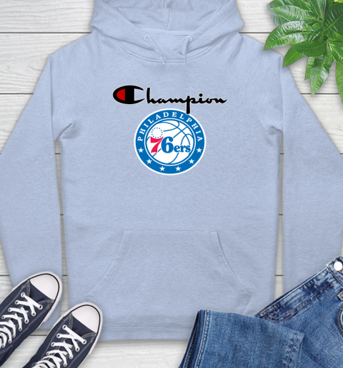 NBA Basketball Philadelphia 76ers Champion Shirt Hoodie 6