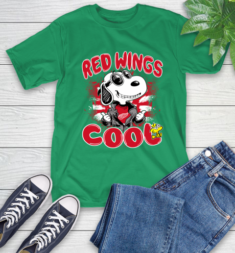 NHL Hockey Detroit Red Wings Cool Snoopy Shirt T-Shirt 8