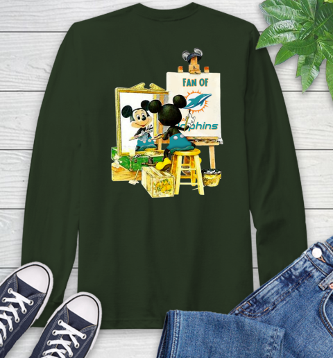 NFL Football Miami Dolphins Mickey Drawing Shirt 59