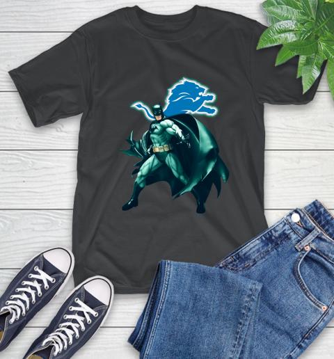 NFL Batman Football Sports Detroit Lions T-Shirt 2