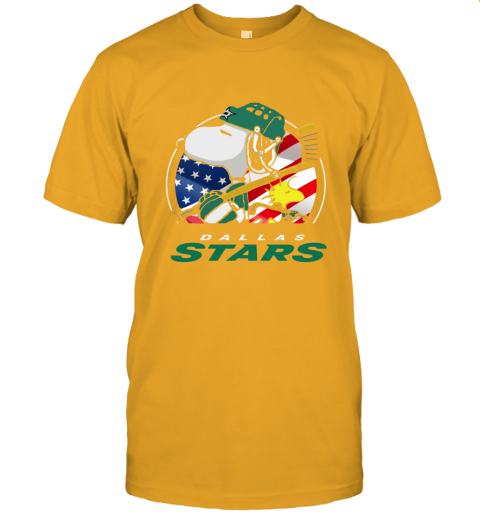 swk3-dallas-stars-ice-hockey-snoopy-and-woodstock-nhl-jersey-t-shirt-60-front-gold-480px