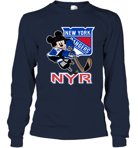 NHL New York Rangers Mickey Mouse Disney Hockey T Shirt Sweatshirt