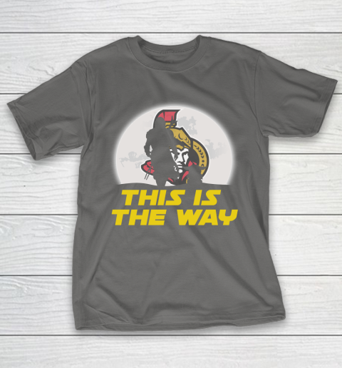 Ottawa Senators NHL Ice Hockey Star Wars Yoda And Mandalorian This Is The Way T-Shirt 8